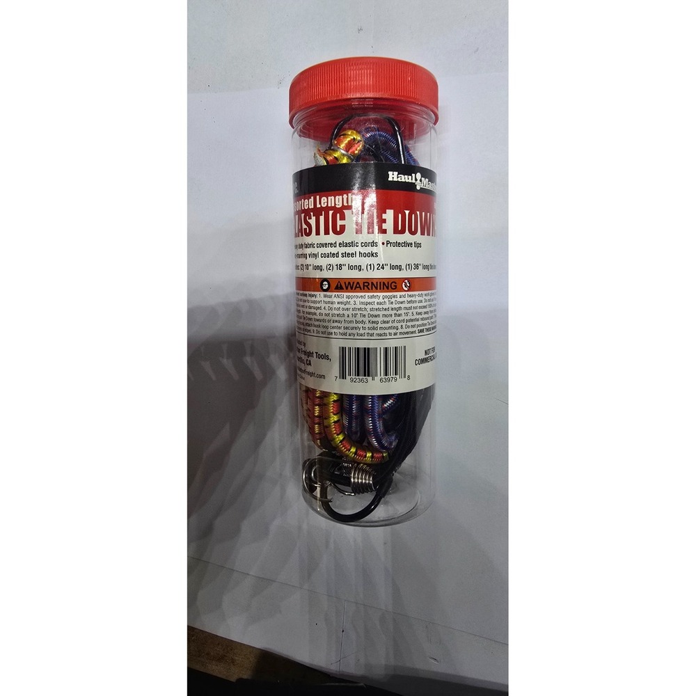 Haul Master 63979 6 pc Elastic Tie Downs